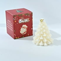 Fmbmuo Christmas Tree Scented Candle Container Candles Wax Single Art Deco for Christmas Decorations