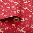 thumbnail image 1 of Fmbmuo Christmas Wrapping Paper Red Santa Claus Heavyweight 1 Rolls Gift Wrapping, 500x50 CM Farmhouse Wrapping Paper for Christmas Eve Box, 1 of 5