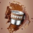 thumbnail image 1 of Fmbmuo Coffee Cups With Lids 12 oz Stainless Steel Insulated Coffee Mug With Handle, Traditional Portable Dishwasher and Microwave Safe Cup Father'S Day Gift for Dad(Brown), 1 of 5