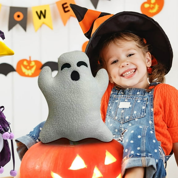 Fmbmuo Cotton Ghost Decorative Throw Pillows Bed Bug Protection Art Deco for Sofa Couch Bedroom Home