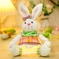 thumbnail image 1 of Fmbmuo Cute Easter Bunny Stuffed Animals Small Ultrasoft Plushie for Anxiety 10" x 7" Led Plush Pillows Toys for Girls,Boys,Adults Birthday Gifts,Pink, 1 of 5