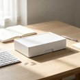 thumbnail image 1 of Fmbmuo Desk Storage Box With Lid , Reusable Card Storage Box Office Storage Boxes With Lids For Bathroom Bedroom Dorm Kitchen Door, 1 of 6