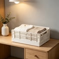 thumbnail image 1 of Fmbmuo Desktop Folding Storage Box , Multifunctional Box Cosmetics , Miscellaneous Basket For Home Bathroom Bedroom Office Sundries Cosmetics Toys, 1 of 6