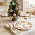 thumbnail image 1 of Fmbmuo Disposable Easter Paper Plates 16 Pcs Party Decorations, Decorative White Easter Egg Whimsical Dinnerware Sets for Easter Brunch, 1 of 5