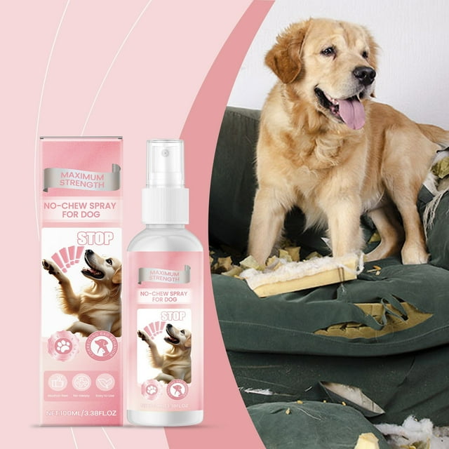 Fmbmuo Dogs Have No Chewing Spray | Behavior Training Spray to Stop Chewing, Biting, and Licking – Secure Indoor Solution 100ML