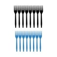 thumbnail image 1 of Fmbmuo Fashion Prints Father's Day Paper Fork 16 Pcs Party Decorations, Decorative Whimsical Blue Supplies Kit for Birthday of Father, 1 of 5