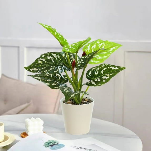 Fmbmuo Faux Potted Plants - Lifelike Artificial Plants in Planter, Office/Home Decor
