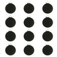 thumbnail image 1 of Fmbmuo Lightweight Christmas Ornaments Foam 12 piece Christmas Decorations Minimalist 3.14-Inch Neutral Black Holiday Decorating, 1 of 4