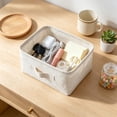 thumbnail image 1 of Fmbmuo Foldable Storage Basket With Handle , Storage Containers For Clothes Diamond Art Storage For Wardrobe Shelf Nursery Bedroom Living Room, 1 of 6