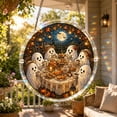 thumbnail image 1 of Fmbmuo Halloween Acrylic Puzzle Suncatcher 20cm Ghost And Cat Design For DIY Window And Wall Display, 1 of 5