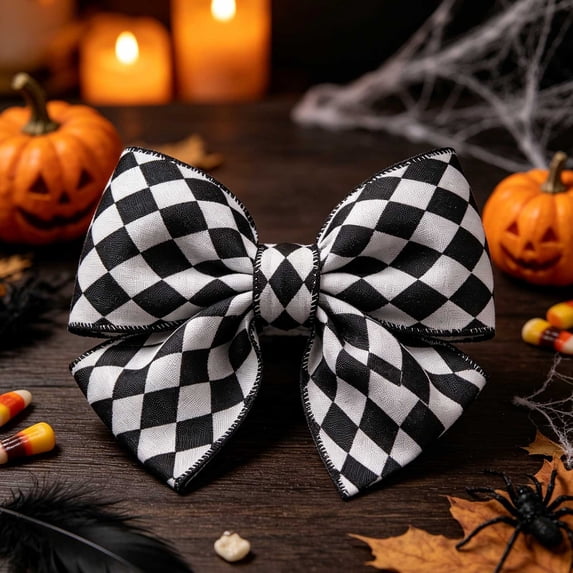 Fmbmuo Halloween Black Bat Ghost Faux-Burlap Wired Ribbon 5 Yards Wedding Decoration Wedding Decor Ribbon Ribbons for Crafts Ribbon for Gift Wrapping