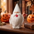 thumbnail image 1 of Fmbmuo Halloween Cute White Ghost Resin Figurine Tabletop Decor For Desk Mantel And Party Display, 1 of 5