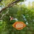 thumbnail image 1 of Fmbmuo Hanging Bird Feeders Regular Weatherproof Window Bird Feeder, Metal Yellow Wild Bird Feeders Ideal Gift for Bird Lovers, 1 of 5