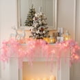 thumbnail image 1 of Fmbmuo Hanging Plants Flower Garland 3.2 ft Mantle Waterproof Pink Decorations, 10 pcs Modern Plastic Artificial Garlands For Wall / Door / Window Decor, 1 of 6