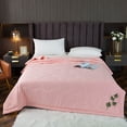 thumbnail image 1 of Fmbmuo Herbal-Infused Summer Cooling Quilt Lightweight Breathable Air Conditioner Blanket Machine Washable Twin/Twin XL (Pink), 1 of 5