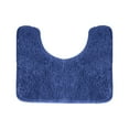 thumbnail image 1 of Fmbmuo High Pile Bathroom Rugs U-Shaped Minimalist Non-Slip Backing Bathroom Rugs Polyester 19.6x19.6in Navy, 1 of 5