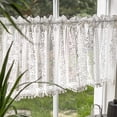 thumbnail image 1 of Fmbmuo Lace Curtain Fabric Semi Sheer Chiffon With Embroidery With Rod Pocket Designs For Doors And Windows, 1 of 5