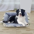 thumbnail image 1 of Fmbmuo Large Cat Dog Bed Fluffy Thick Warm Warm Cat Bed, Rectangular Cozy Soft Sleeping Pad Indoor Outdoor Use (Brown), 1 of 1