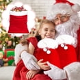 thumbnail image 1 of Fmbmuo Large Christmas Gift Bags 1Pcs Red Velvet Red Decorations Cloth Drawstring Pastel Christmas Bag for Wrapping Holiday Gift, 1 of 3