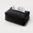 thumbnail image 1 of Fmbmuo Living Room Tissue Box Cover Contemporary PU Tissue Box Cover Countertop for Office Desk, 1 of 5