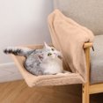 thumbnail image 1 of Fmbmuo Medium Cat Dog Bed Warm Calming Hanging Cat Bed, Soft Rectangular Cozy Sleeping Pad Indoor Outdoor Use (Beige), 1 of 1
