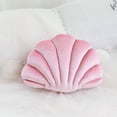 thumbnail image 1 of Fmbmuo Modern Shell Design Pillow - Ultra-Soft Short Pile Cover, Decorative Couch/Bed Pillow (Includes Insert), 1 of 5