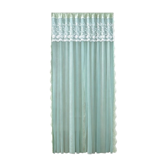 Fmbmuo No Drill Door Curtain White Room Divider Kitchen Cabinet Privacy Screen