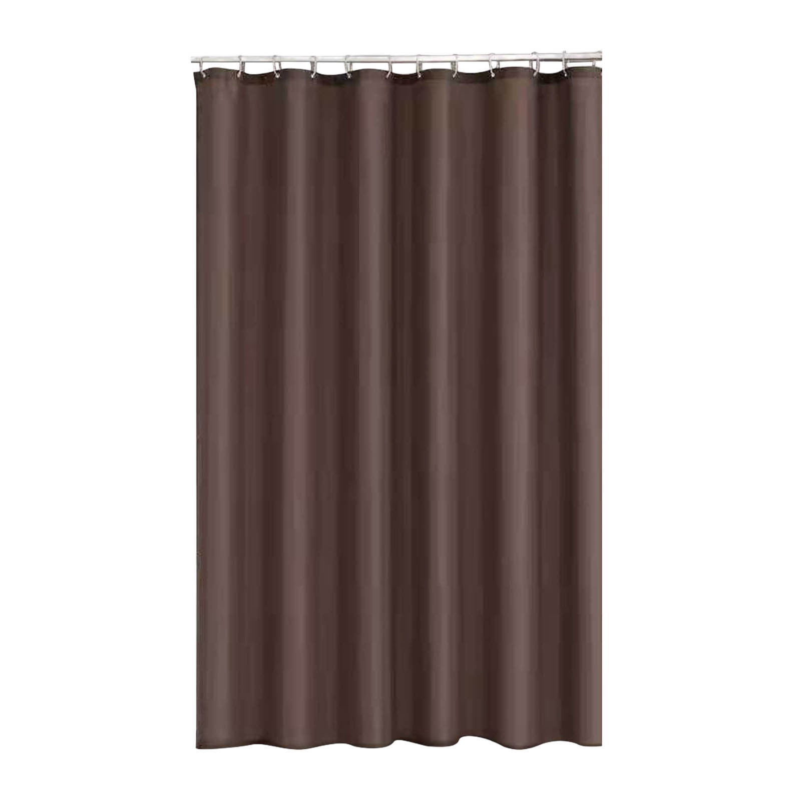 Fmbmuo Nylon Shower Curtain Brown for Bathroom Waterproof Decorations
