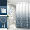 thumbnail image 1 of Fmbmuo Nylon,Spandex Shower Curtain with Hanging Rings Waterproof Art Deco Botanical Pattern, 1 of 6