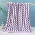 thumbnail image 1 of Fmbmuo Purple Bath Towels Reusable Cloth Polka Dot Washcloths, for Adult Men Women 13 x 30 inch Thick Soft Gift Towels 1 Pcs, 1 of 5