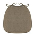 thumbnail image 1 of Fmbmuo Rectangle Patio Chair Cushions Ties 16x17 Inch Stain Resistant Seat Cushions, 1Pcs Modern Silica Gel Cushion (Brown), 1 of 3