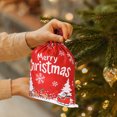 thumbnail image 1 of Fmbmuo Red Christmas Gift Bags Snowflakes 1Pcs Large Decorations Cloth Neon Drawstring Christmas Bag Easy to Use, Time-Saving, 1 of 5