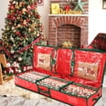 thumbnail image 1 of Fmbmuo Red Storage Bags 3.4 Ft Carrying Handles Plastic Storage Bags, Large Rectangle Farmhouse Ornament Storage, 1 of 5