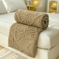 thumbnail image 1 of Fmbmuo Reversible Throw Blankets Warm and Cozy Beige Bohemian Butterfly Print for Adults Reversible 39.37x59 Inches, 1 of 5