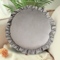 Fmbmuo Round Decorative Cushion - Modern Lace Cushion for Sofa and Bed , Home Decor