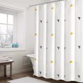 thumbnail image 1 of Fmbmuo Shower Curtain with Hanging Rings 100%Polyester Waterproof Modern Small Fresh Print, 1 of 6