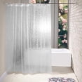 thumbnail image 1 of Fmbmuo Shower Curtain with Hanging Rings Plastic Waterproof Minimalist Semitransparent, 1 of 6