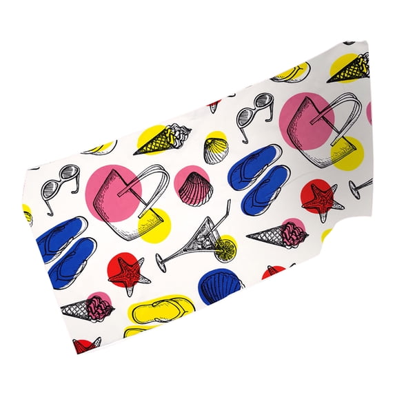 Fmbmuo Soft Microfiber Beach Towel Lightweight Quick Dry Oversized Women & Men, Multicolor Cottage Single 30" x 60" Hawaiian Pool Swim Towels for Travel Swimming Pool Yoga