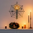 thumbnail image 1 of Fmbmuo Spider Web Candle Holder Hanger Metal Wall Candle Lantern Modern Fall Decorations For Home, 1 of 5