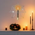 thumbnail image 1 of Fmbmuo Spider Web Candle Holder Hanger Metal Wall Candle Lantern Modern Fall Decorations For Home, 1 of 5