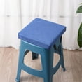 thumbnail image 1 of Fmbmuo Square Seat Cushion 12x12 Inch Thick Deep-Seat Seat Cushions, 1Pcs Linen Scandinavian (Blue), 1 of 6