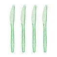 thumbnail image 1 of Fmbmuo St. Patrick's Day Theme Utensils Set - 6.3-inch Green Disposable Tableware, Holiday Party Set (Knife, 24 Pieces), 1 of 2
