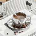thumbnail image 1 of Fmbmuo Stainless Steel Coffee Cups Easy Clean 8 oz Coffee Mug With Handle, Travel Modern Dishwasher and Microwave Safe Cup for Office Desk(M), 1 of 5