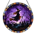 thumbnail image 1 of Fmbmuo Suncatcher Halloween Witch-Themed Acrylic Hanging Sign , Wall Window Cute Spooky Party Hanging Decorations , Front Door for Indoor Outdoor, 1 of 6