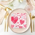 thumbnail image 1 of Fmbmuo Valentine's Day Printed Napkins - Multi-Use Disposable Napkins for Kitchen, Party & Dinner - Decorative Tissue Napkins as Fun Gift for Guests, 1 of 6