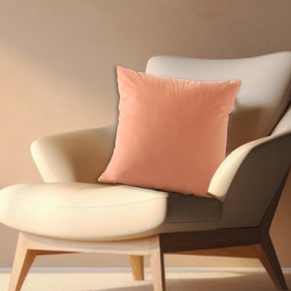 Fmbmuo Velvet Throw Pillow - Solid Color Sofa Cushion for Living Room Decor