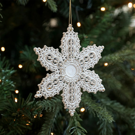 Fmbmuo Vintage Christmas Ornaments Plastic Shatterproof 1 piece Glam A Pastel 4.72-Inch Christmas Decorations