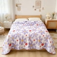 thumbnail image 1 of Fmbmuo Washed Cotton Summer Quilt Fresh Floral Print Lightweight Breathable Air Conditioner Blanket Machine Washable Twin/Full/Queen (Multicolor-M), 1 of 5