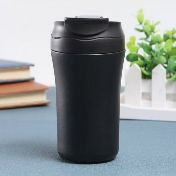 Fmbmuo Water Bottle with Straw Stainless steel Travel Black 650ml Insulated