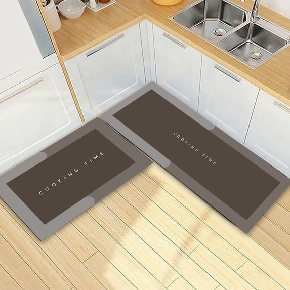 Fmbmuo Waterproof Bathroom Rugs Art Deco Geometric Flat Pile Bath Mat Sets 2 Piece 100%Polyester C